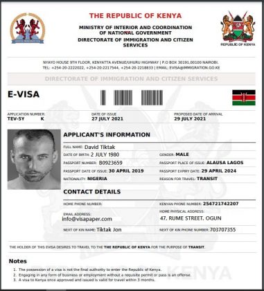 Kenya Visa Requirements For Nigerian Citizens - How To Apply - Visa Blog